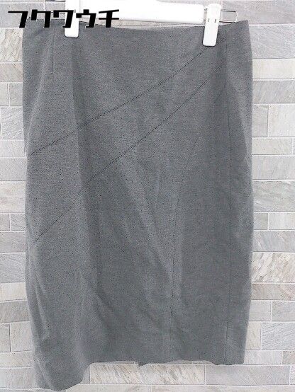 ◇ COUP DE CHANCE クード シャンス 膝丈 タイト スカート サイズ40 グレー レディース 【中古】 【1104050004687】