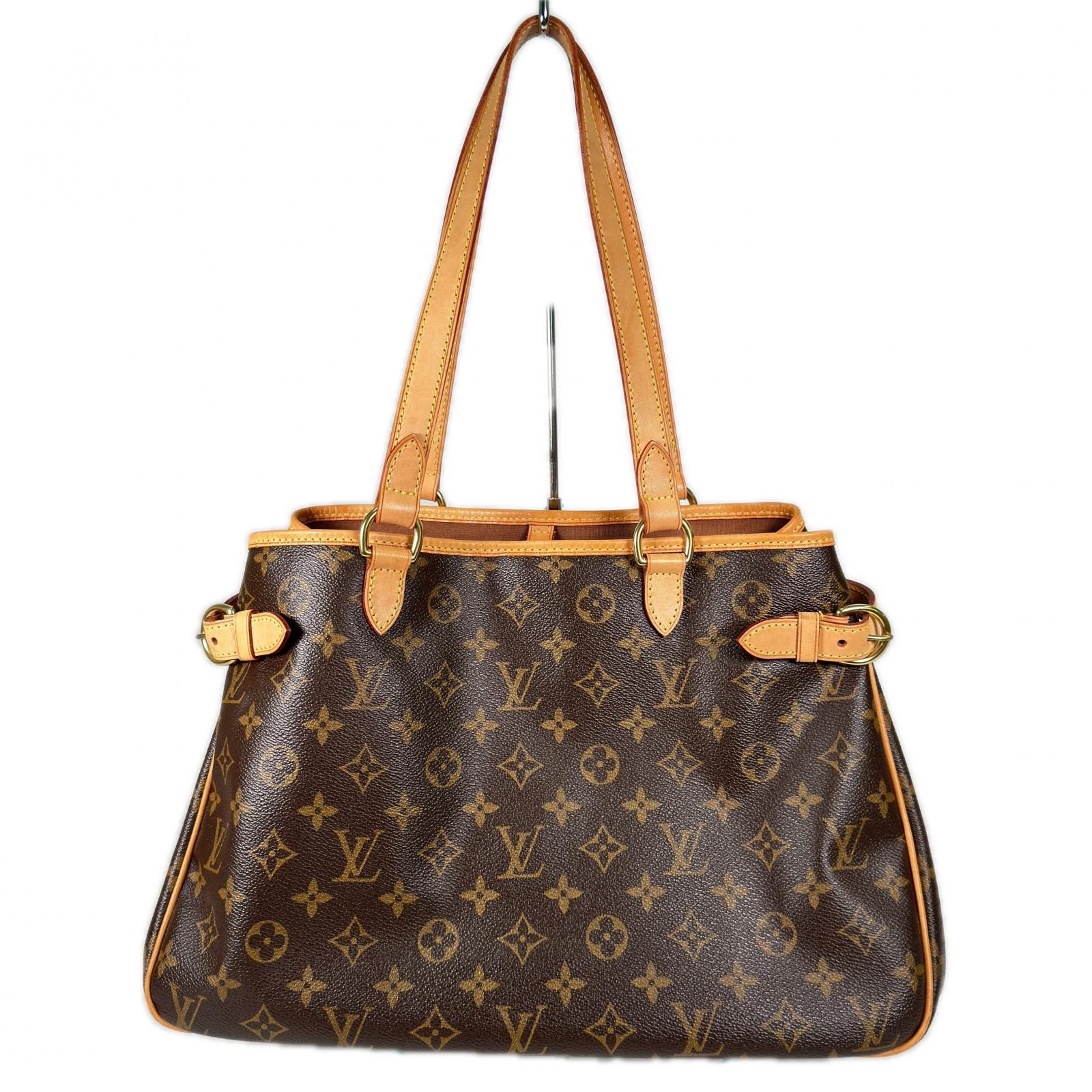 LOUIS VUITTON ルイ・ヴィトン バティニョール・オリゾンタル トートバッグ ブラウン モノグラムキャンバス レディース 86,900円