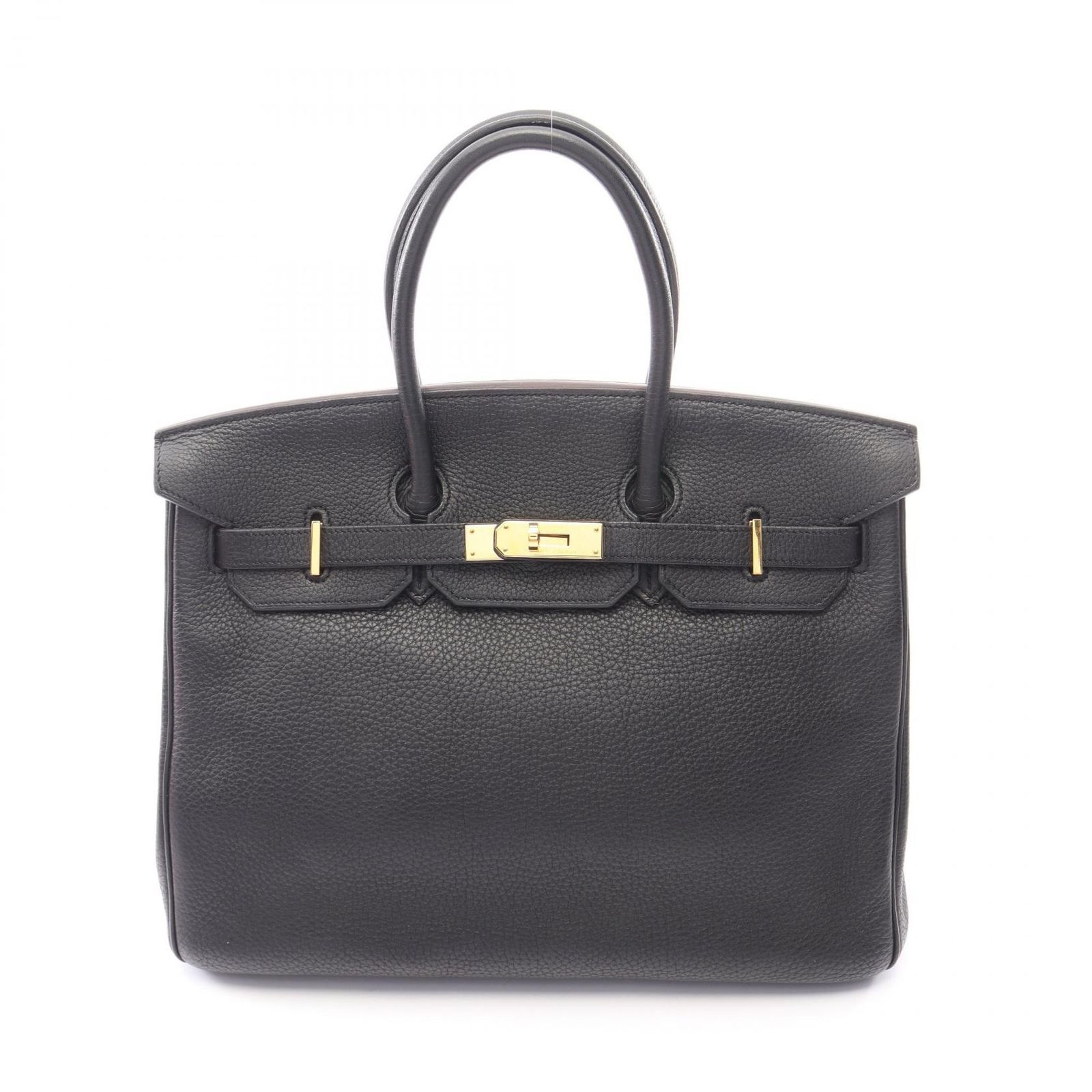 エルメス HERMES ハンドバッグ バーキン35 ブラック レザー バーキン35 ブラック レディース Used A