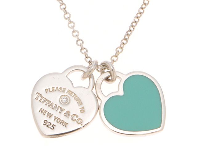 TIFFANY&Co. ティファニー ジュエリー リターントゥ ミニ ハート ペンダント 貴金属･宝石 69683983 1Pダイヤモンド ネックレス シルバー925 2.8g【中古】【473】