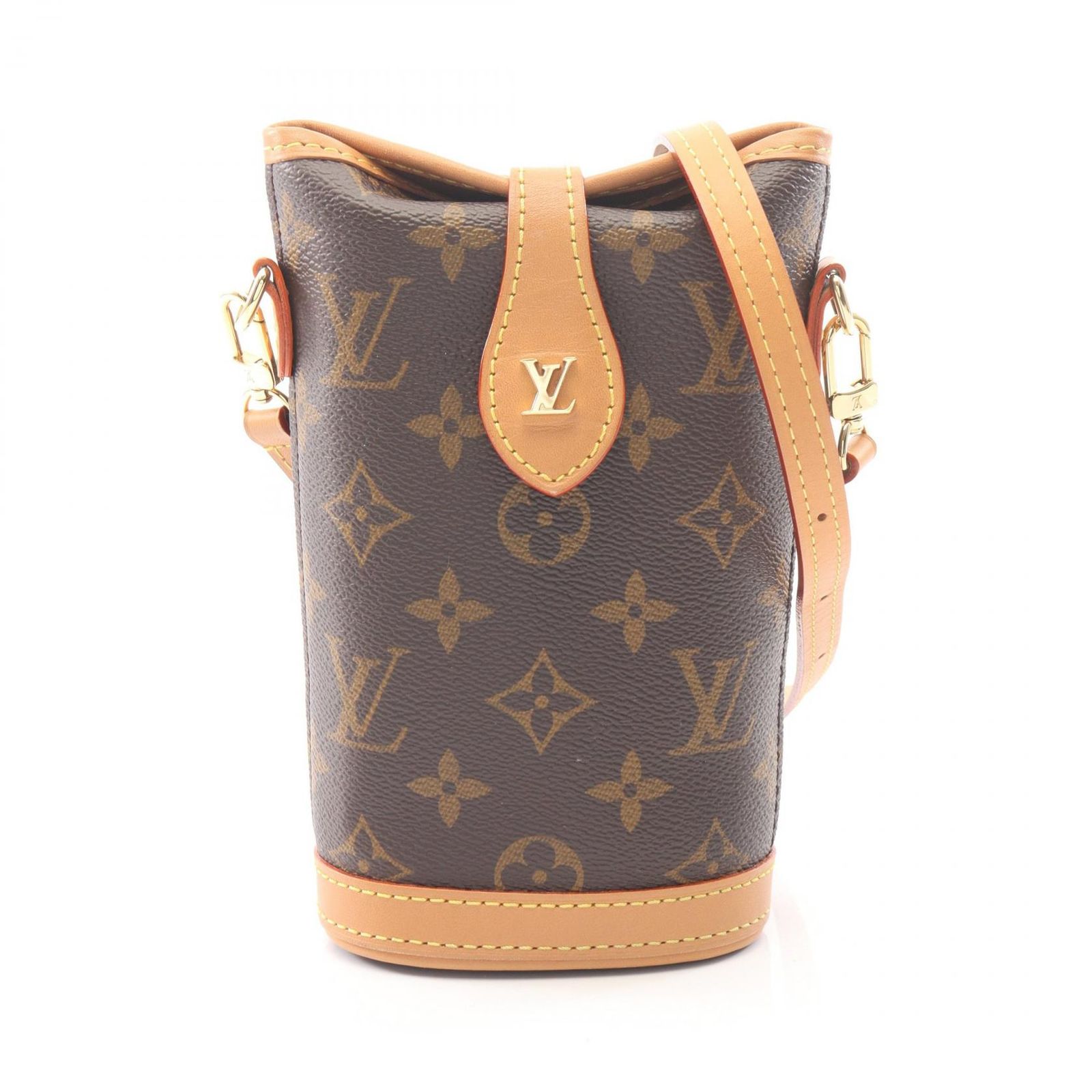 ルイ・ヴィトン LOUIS VUITTON ショルダーバッグ フォールド ミーポーチ M80874 PVCコーティングキャンバス レザー フォールド・ミー ポーチ レディース Used A