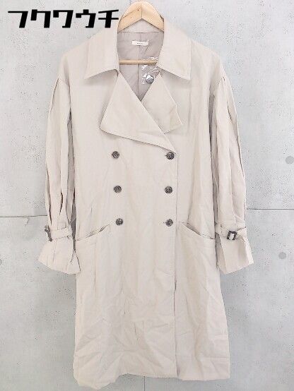 ■ ◎ apres jour アプレジュール 長袖 コート サイズF ベージュ系 レディース 【1104050010381】