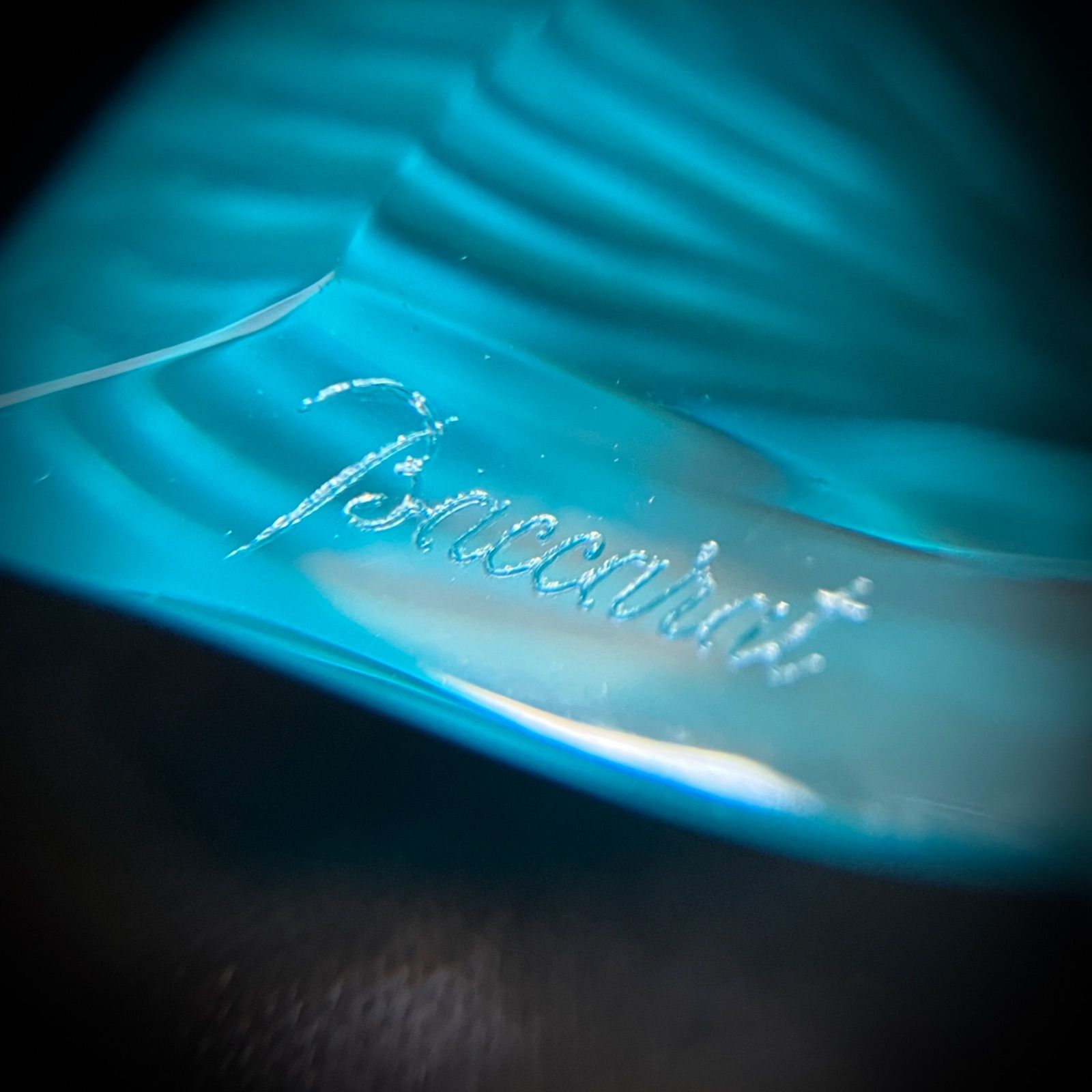 Baccarat バカラ ノーチラス ネックレス オウムガイ ブルー 箱 保存袋