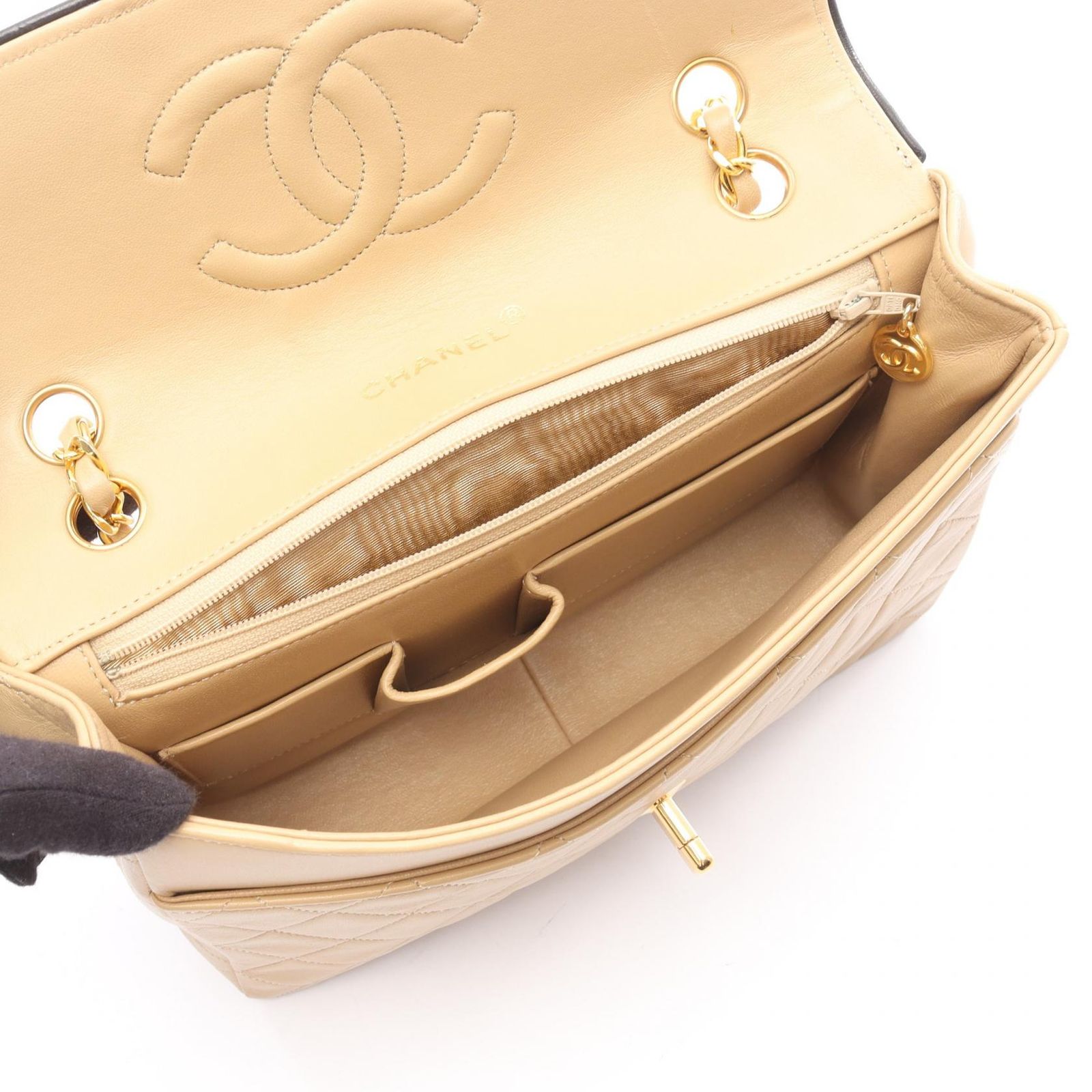 シャネル CHANEL ショルダーバッグ マトラッセ シングルフラップ