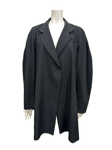 【中古】HIROKO KOSHINO　ヒロココシノ　ジャケット　ブラック　日本製　38サイズ　9号　定価69000円＿S26＿セルモアから出品＿s-1020-r26