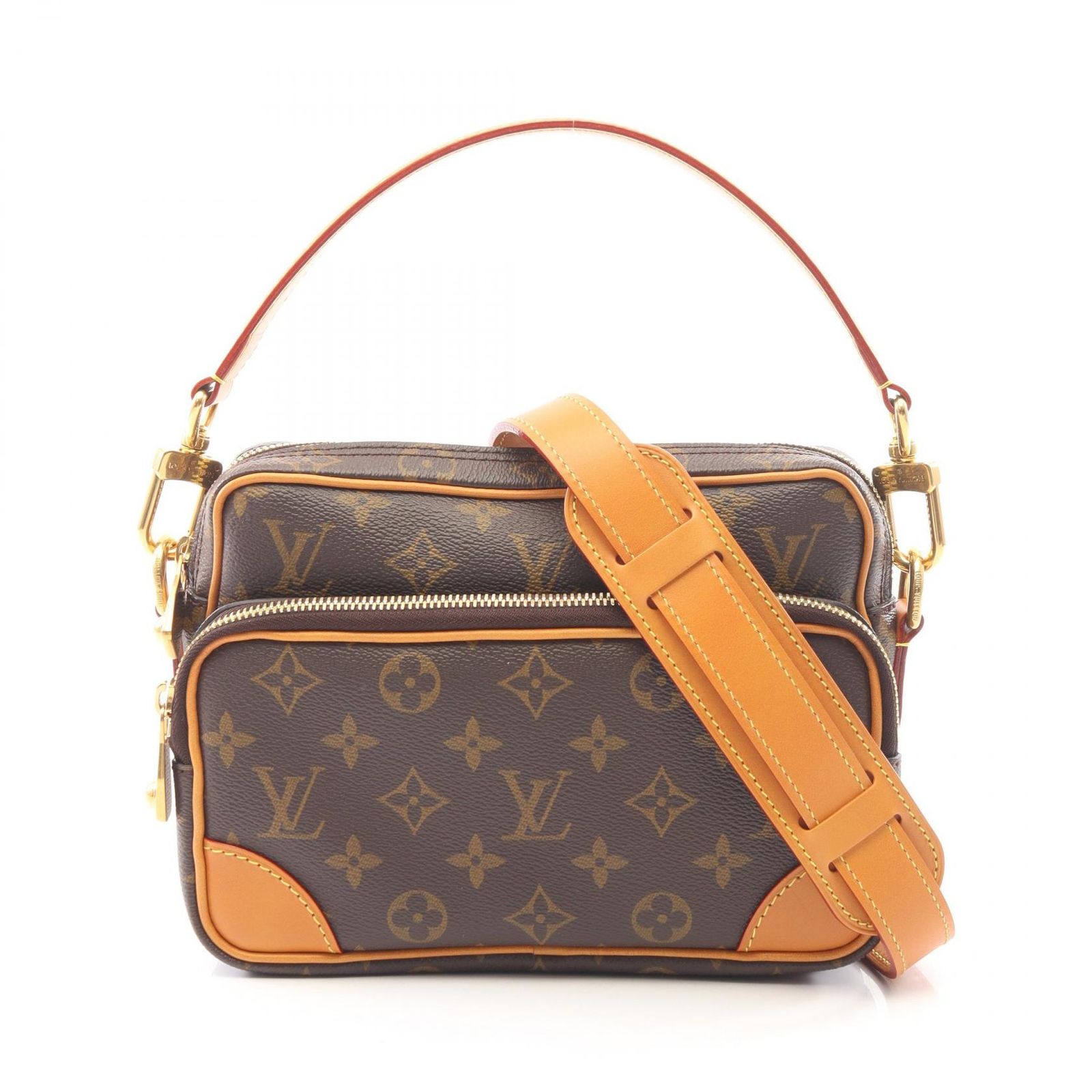 ルイ・ヴィトン LOUIS VUITTON ハンドバッグ ナイル モノグラムアーカイヴ 2WAY M14016 PVCコーティングキャンバス レザー ナイル メンズ Used A
