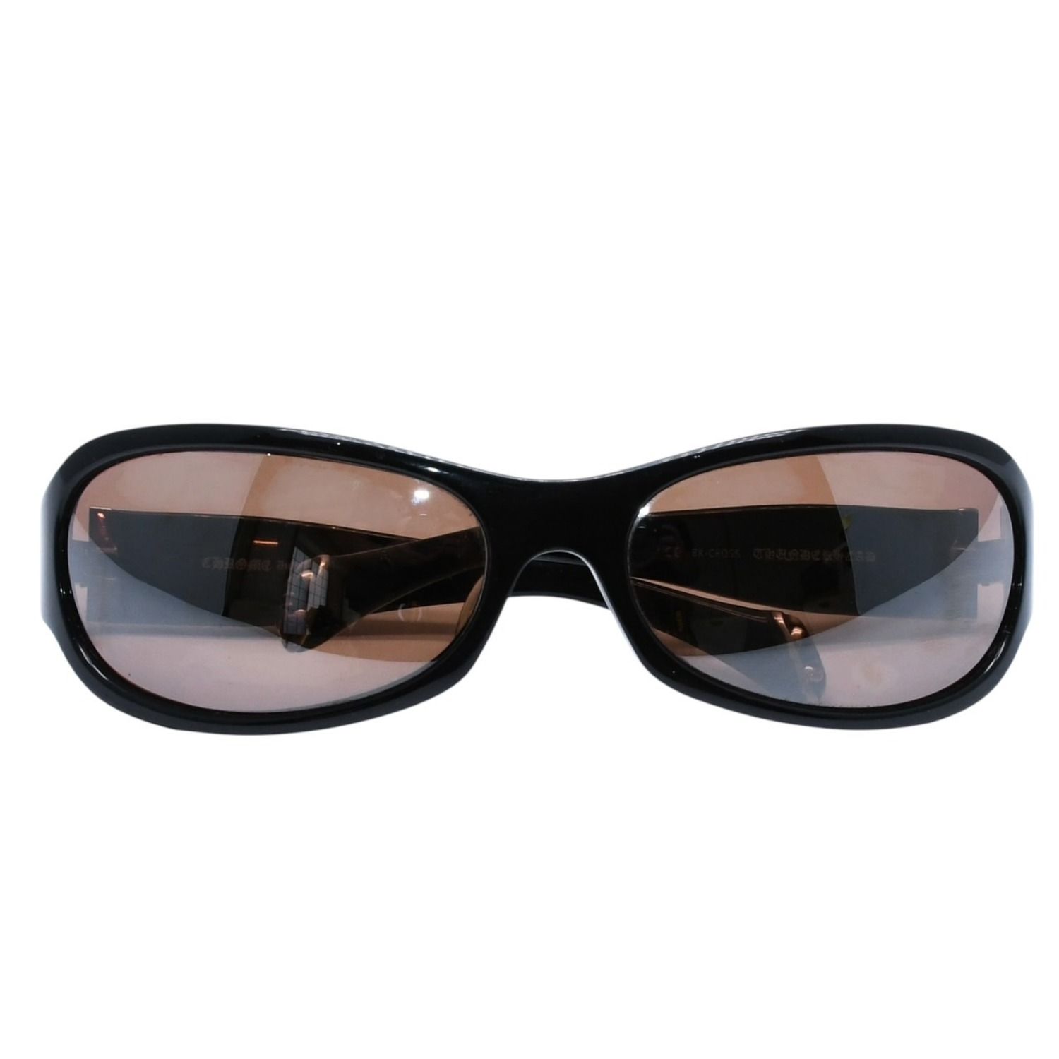 CHROME HEARTS クロムハーツ サングラス アイウェア BK-CROSS ブラック セメタリークロス BSフレア装飾 美品 中古 4b006891