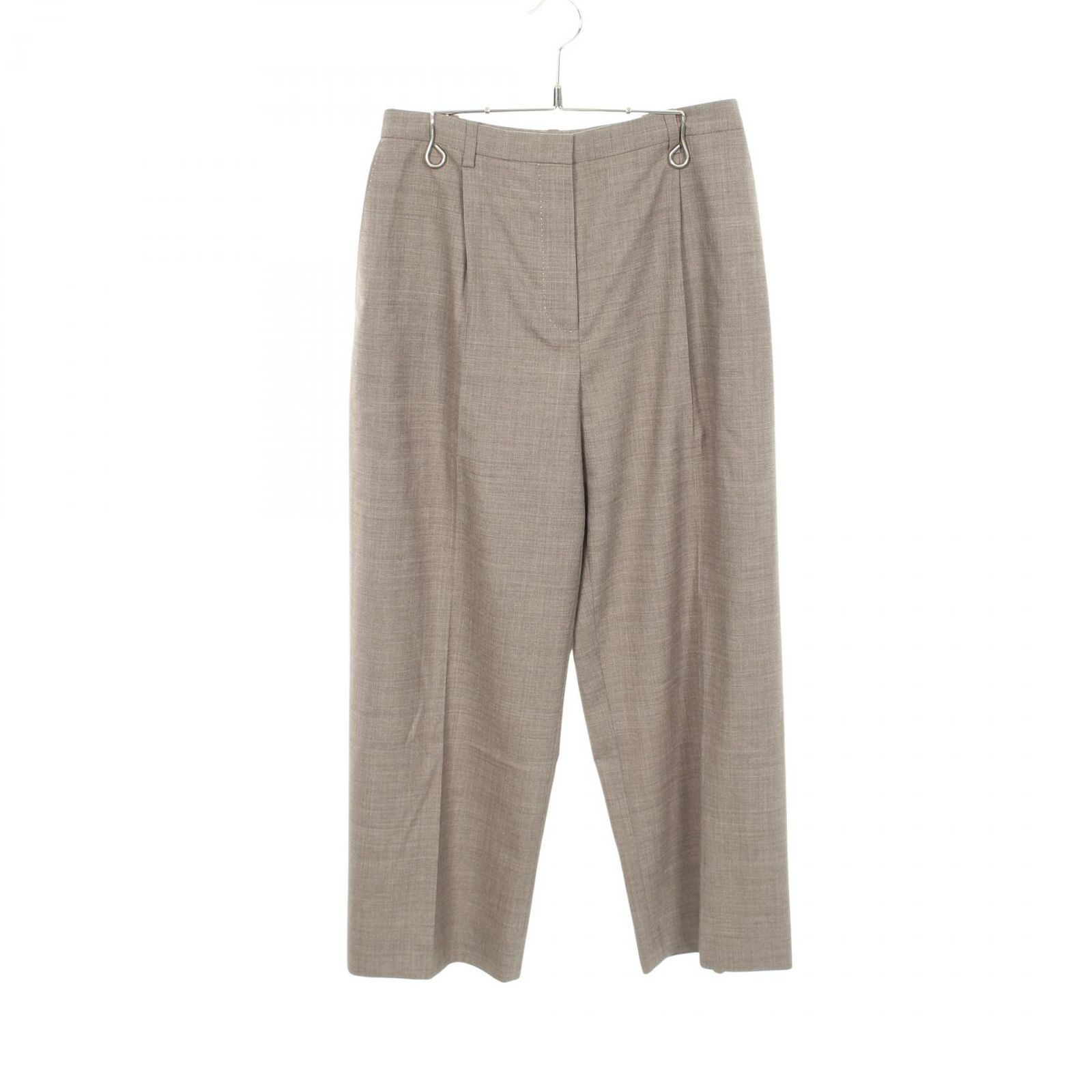 エルメス HERMES パンツ クロップド ウール パンツ レディース Used A