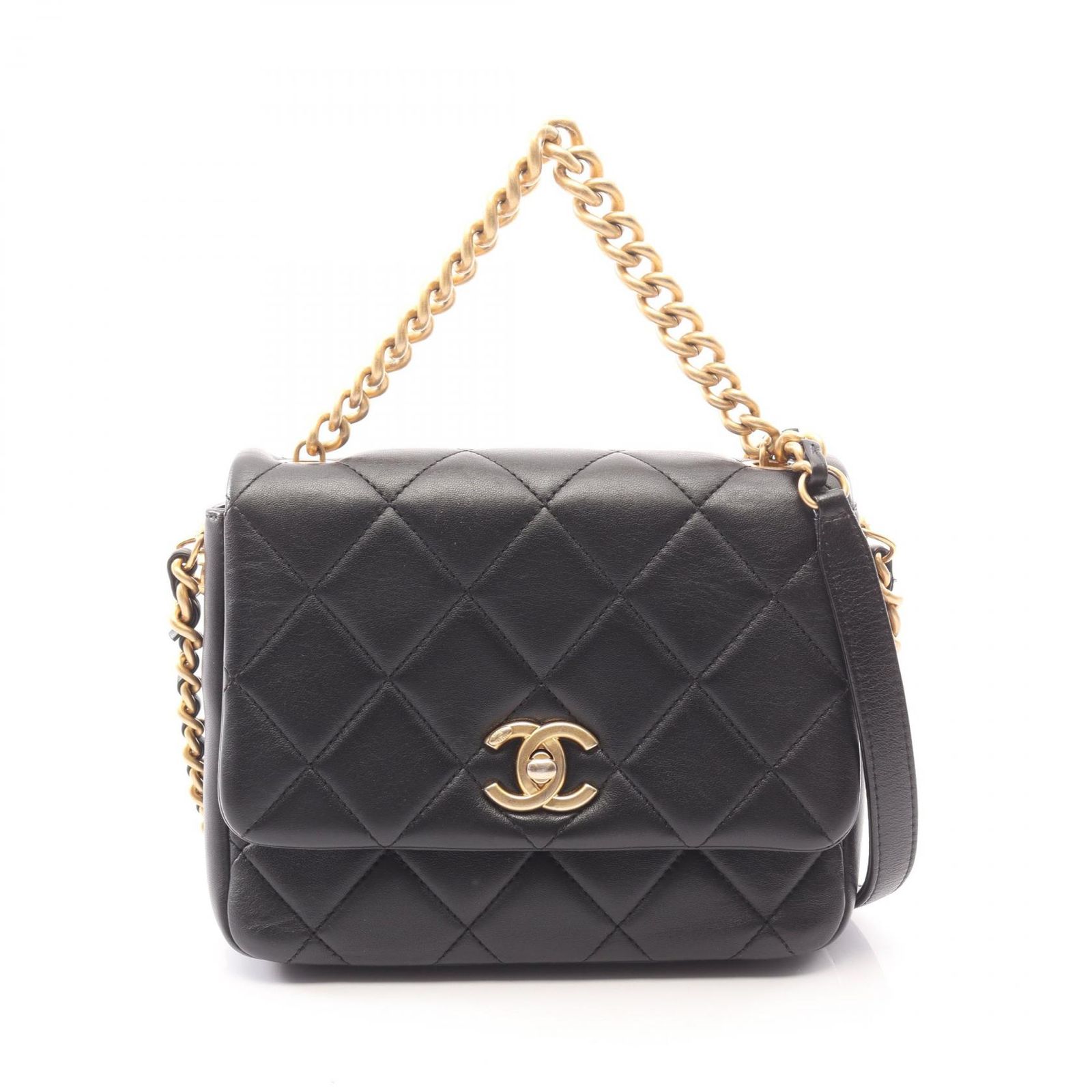 Chanel マトラッセ シャネル CHANEL ショルダーバッグ マトラッセ 2WAY AS2734 ブラック