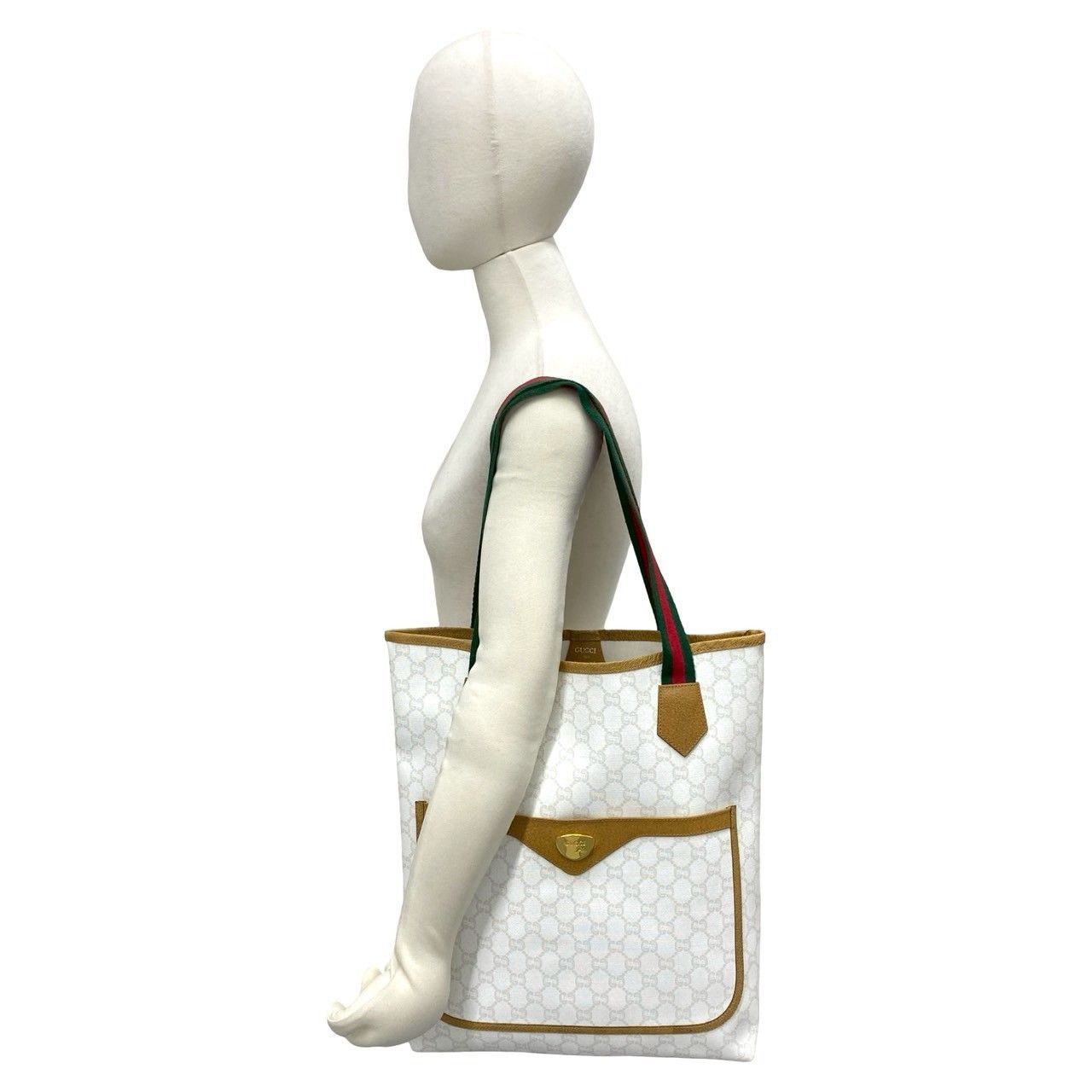 極 美品 GUCCI グッチ オールドグッチ ヴィンテージ シェリーライン