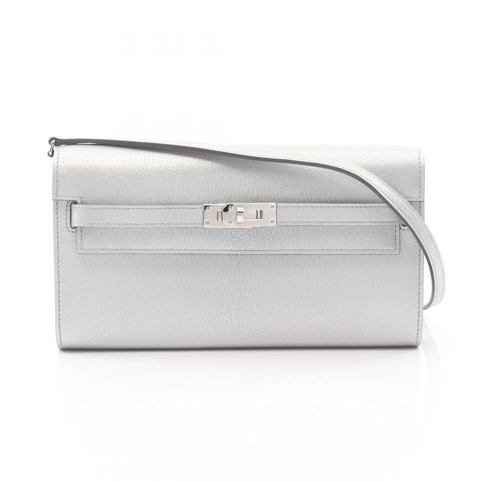 エルメス HERMES ショルダーバッグ ケリートゥーゴー アルジャン アルジャン レザー ケリー トゥーゴー アルジャン レディース Used A