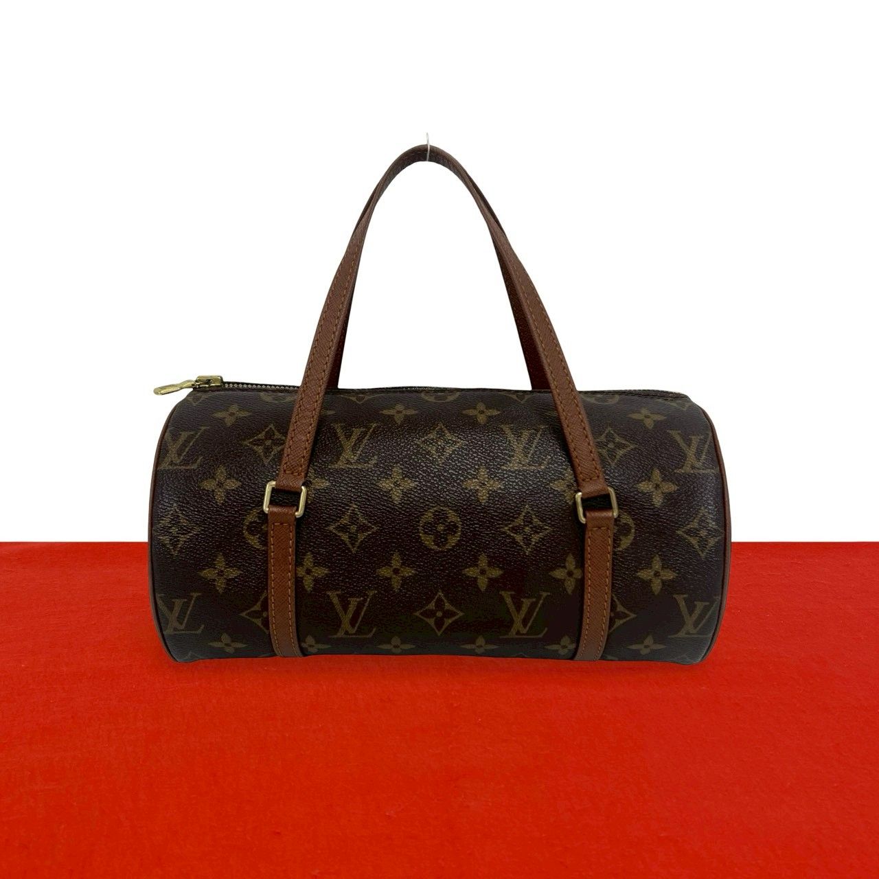 極 美品 LOUIS VUITTON ルイヴィトン パピヨン モノグラム 柄 レザー 