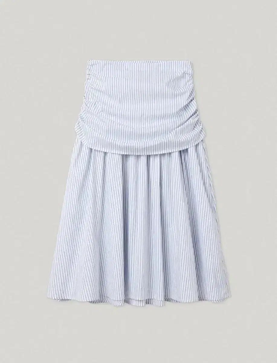 新品) スムードムード 달리아 スカート ブルー ストライプ