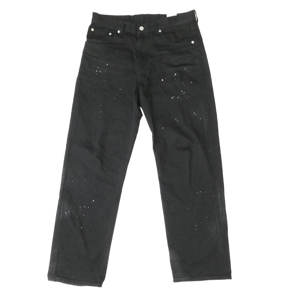 NEIGHBORHOOD ネイバーフッド 25AW 252AQNH-PTM07 BW WASHED DP BASIC PANTS ウォッシュ加工 ベーシック 5ポケット ブラック デニムパンツ ブラック系 M【中古】