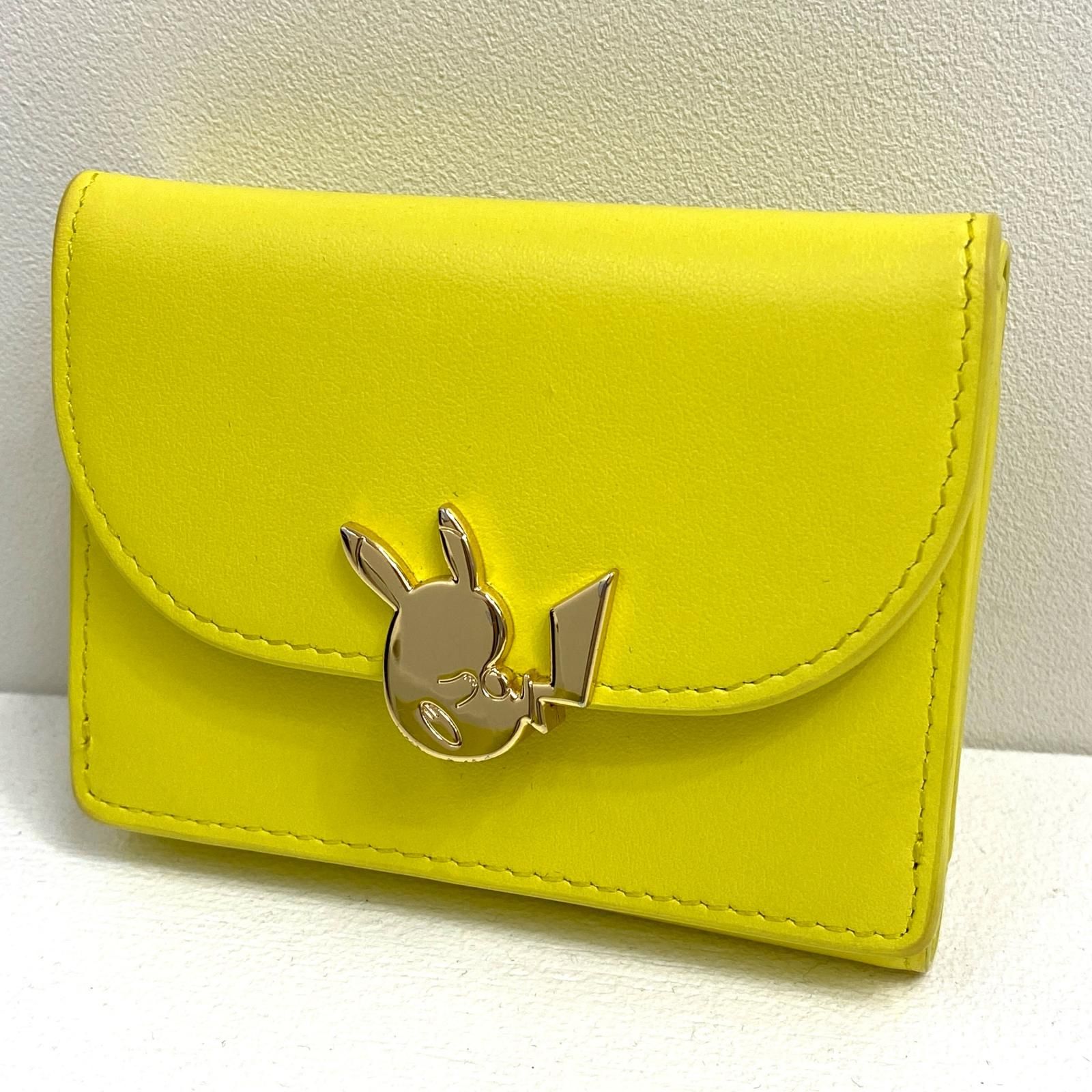 【加古川店】 中古 三つ折り財布 ポケモン ﾋﾟｶﾁｭｳ イエロー 【124】