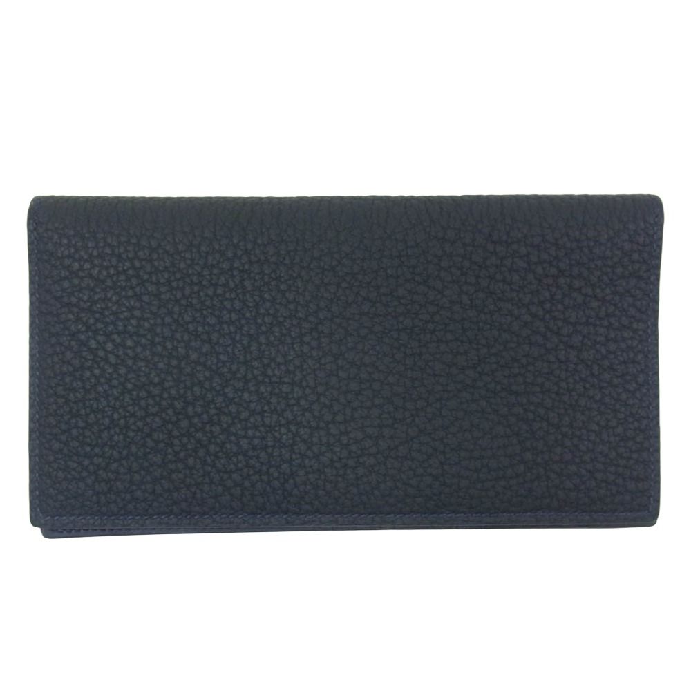 MAISON TAKUYA メゾンタクヤ New Multi CC Wallet 2 MCC2 2つ折り 長財布 ロングウォレット ネイビー系【新古品】【未使用】【中古】