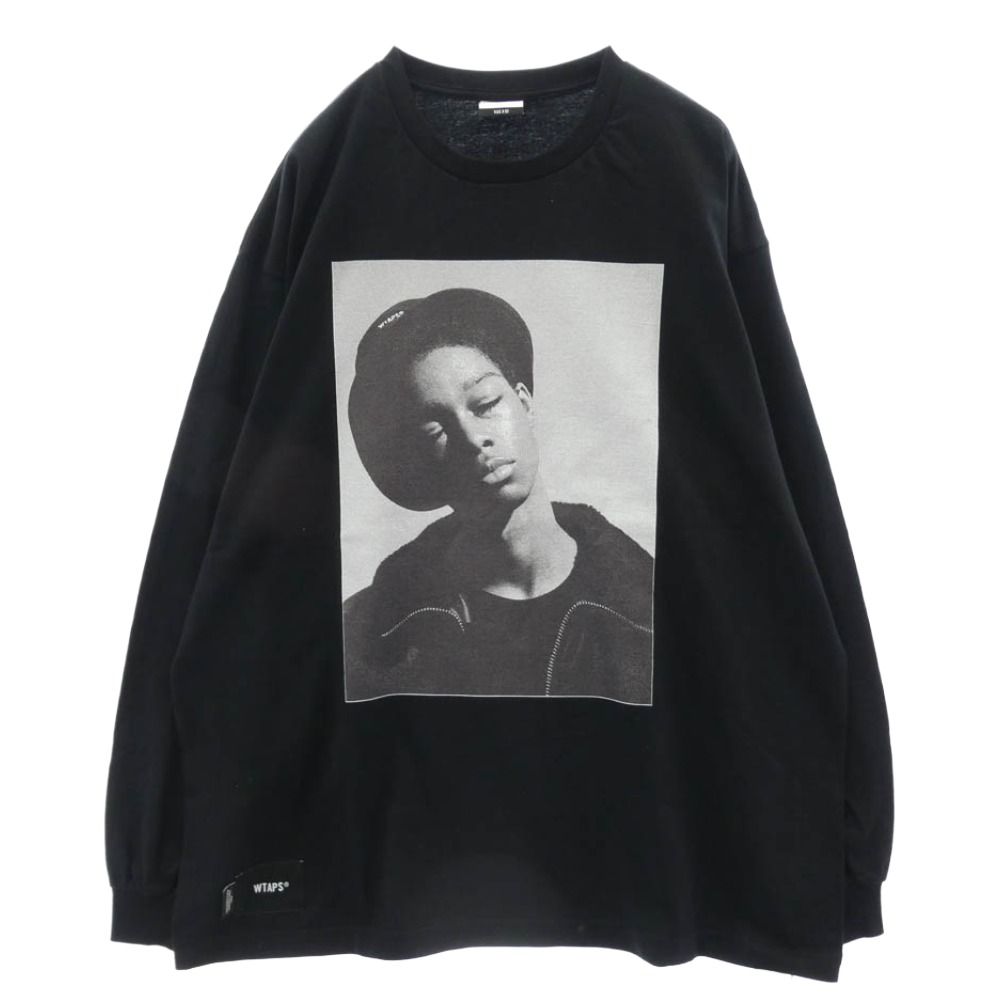 WTAPS ダブルタップス 252ATDT-LTM01S 252MV LS COTTON 25AW 長袖 クルーネック Tシャツ ブラック系 X02【極上美品】【中古】