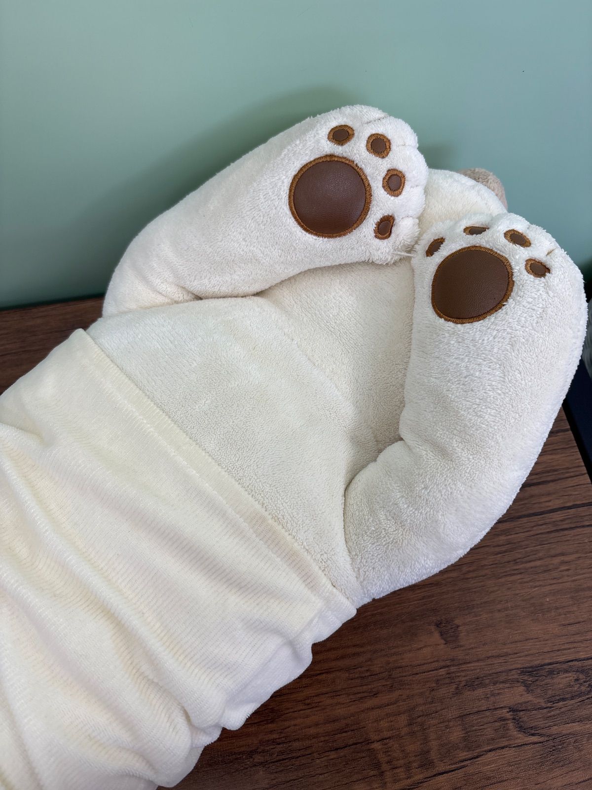 ニトリ 腹巻きしろくま 60cm クッション 抱き枕 ぬいぐるみ 送料無料