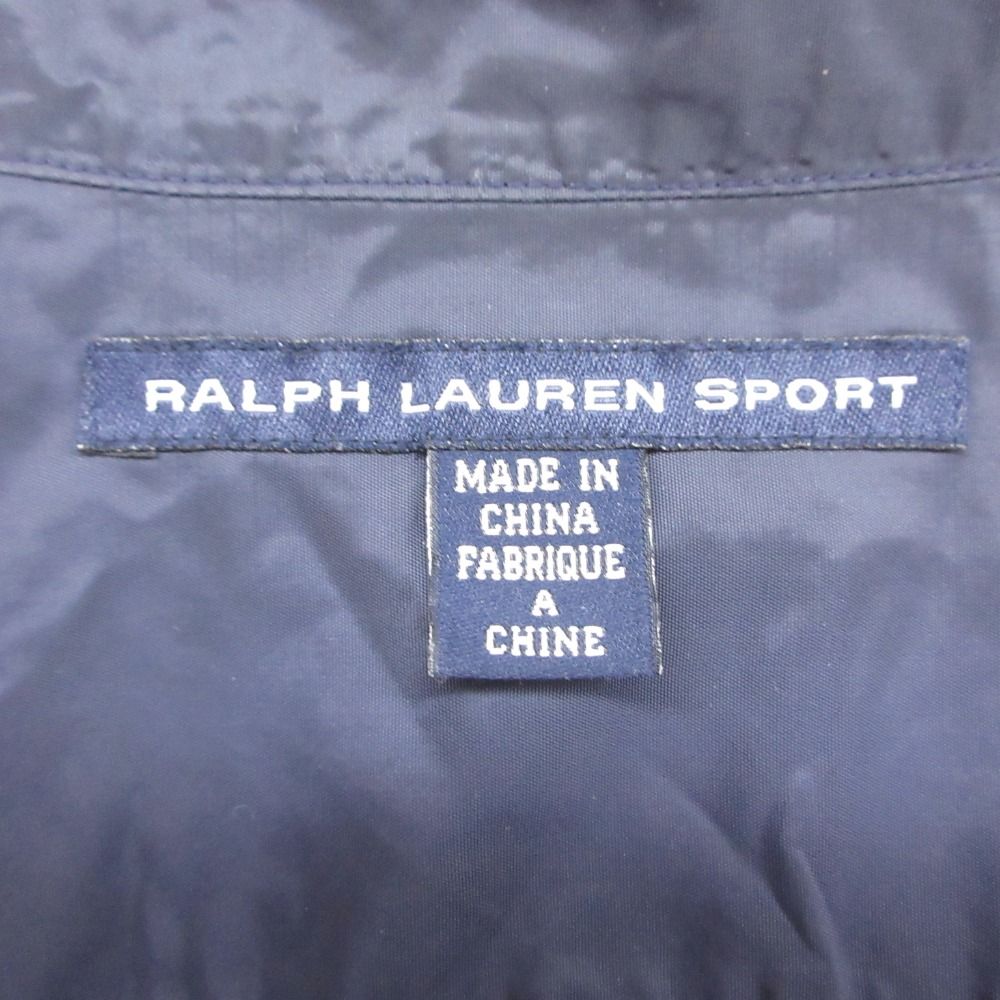 RALPH LAUREN ラルフローレン スポーツ コート ミリタリー ジップアップ アウター 薄地 ネイビー 10【L】 【中古】