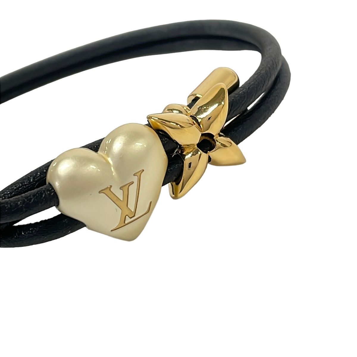 LOUIS VUITTON(ルイヴィトン) ブレスレット美品 ブルーム パールハート 
