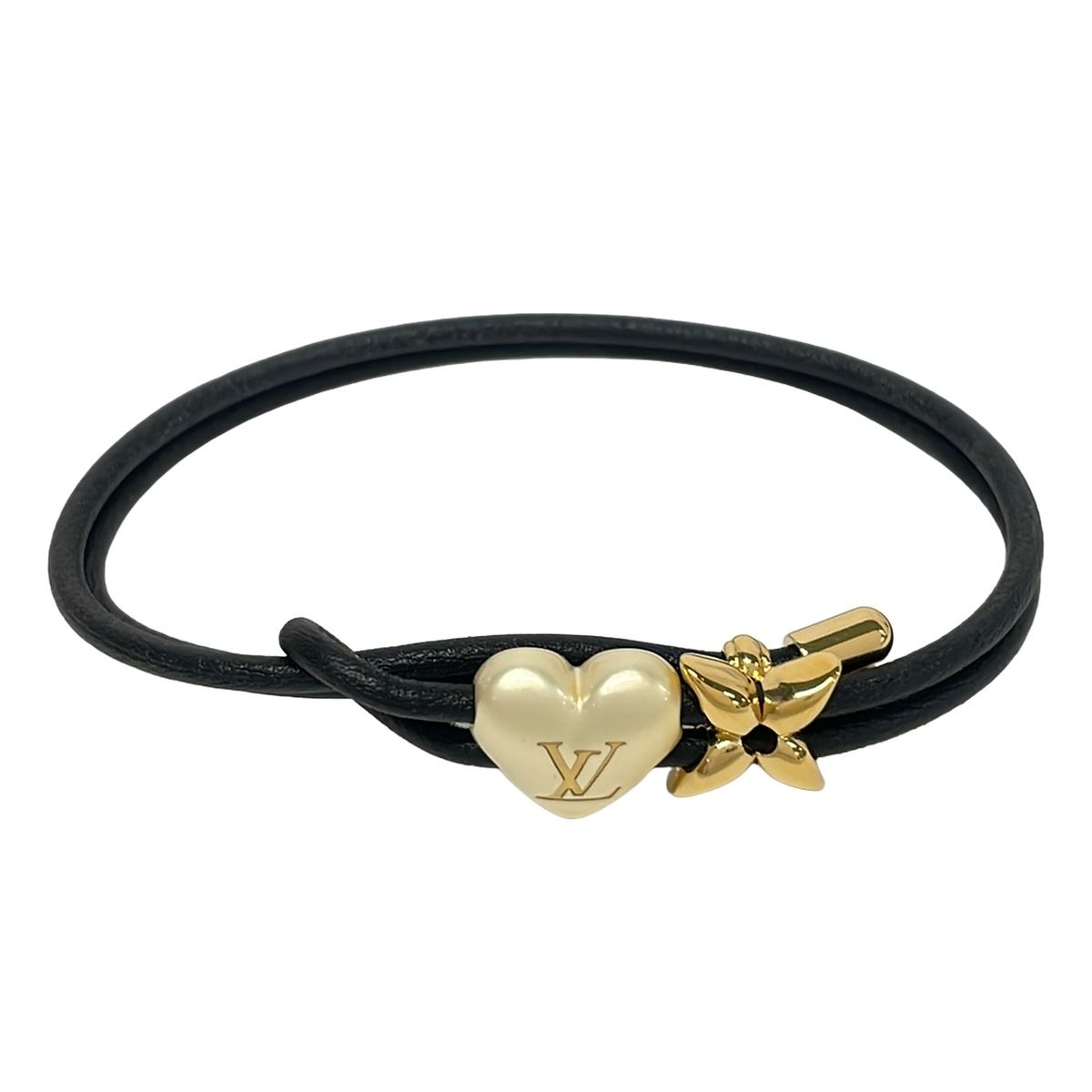 LOUIS VUITTON(ルイヴィトン) ブレスレット美品 ブルーム パールハート