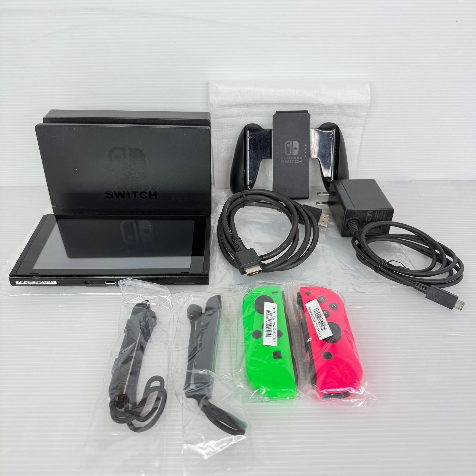 完品 Nintendo Switch 本体一式（箱無し） - メルカリ