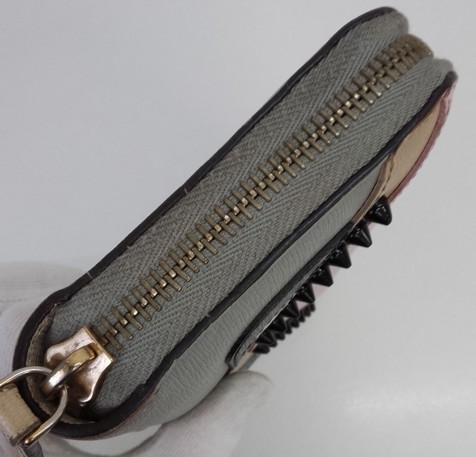 FENDI フェンディ バグズモンスター レザー長財布 FENDI（フェンディ 
