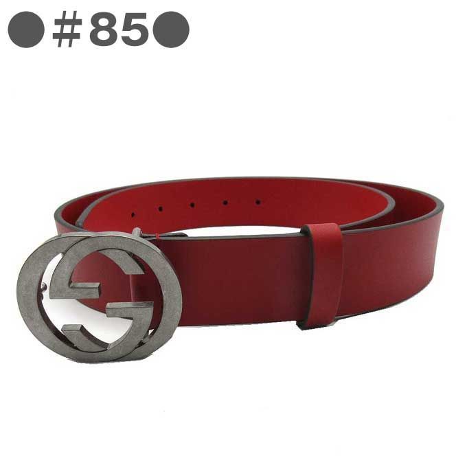 【新品】グッチ 546389 BGH0N ベルト アパレル GUCCI SELLERIA INTERLOCKING G レザー アンティーク金具 ワイドベルト アウトレット メンズ
