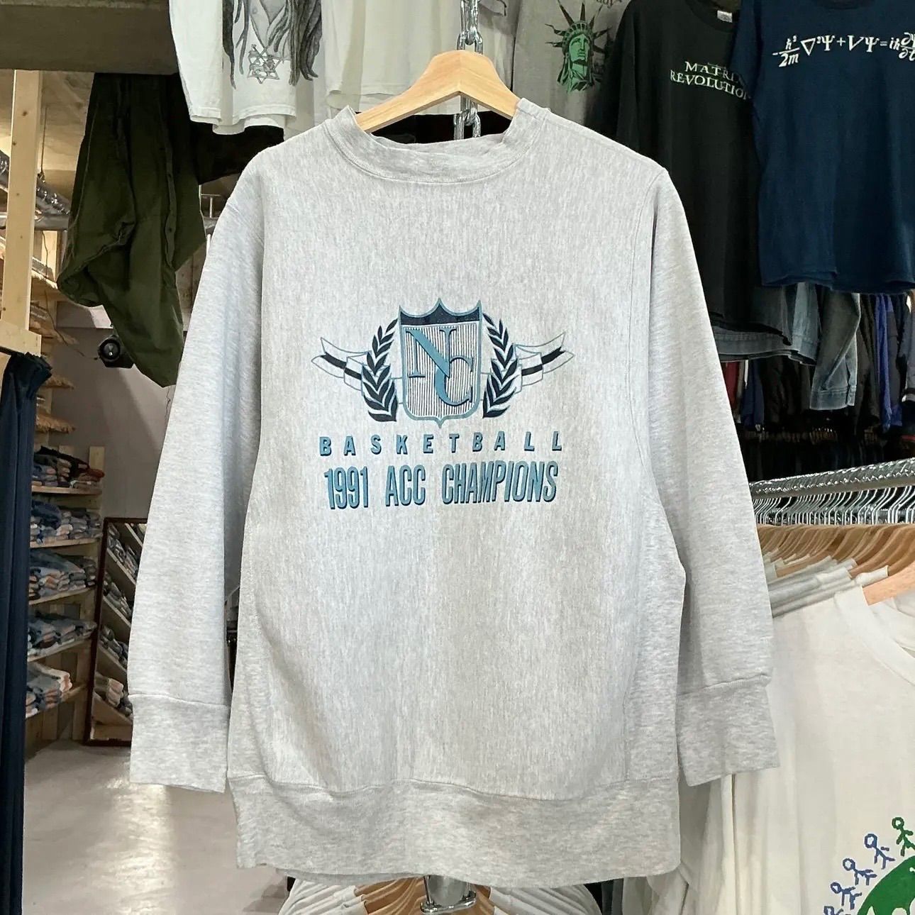90s MEDALLION College Sweat カレッジ スウェット