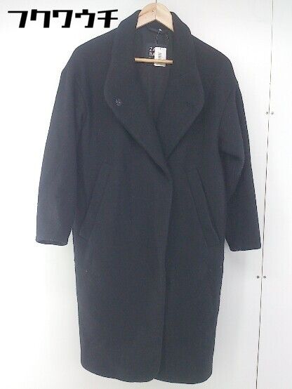 ■ ZARA BASIC ザラベーシック 長袖 コート サイズEUR XS USA XS MEX 24 ブラック レディース 【1106090012875】