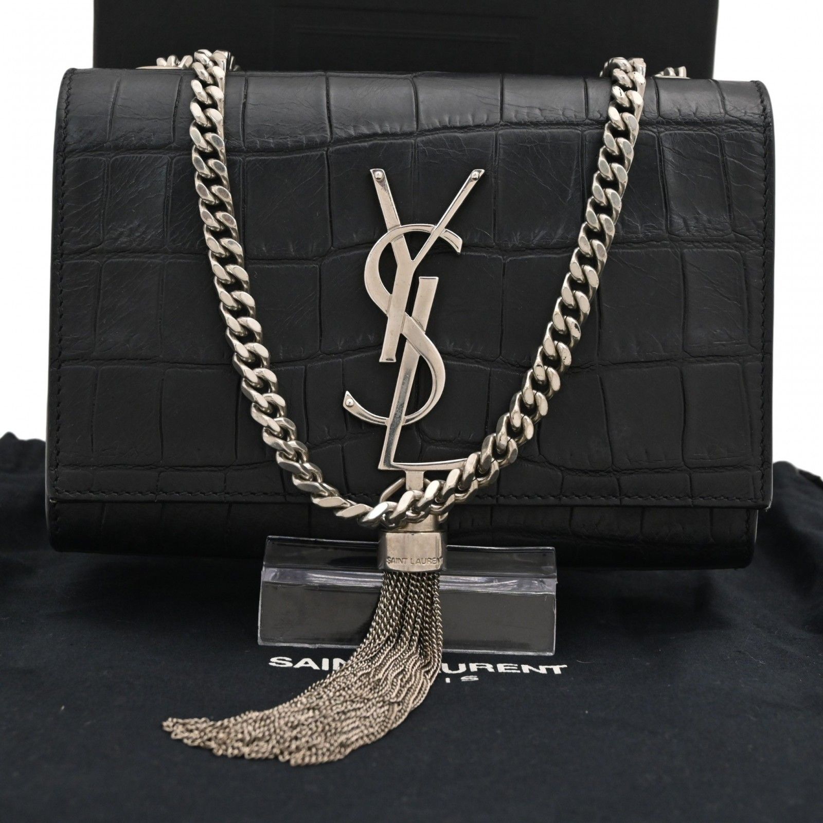 中古】サンローラン YSL ケイト タッセルスモール ショルダーバッグ 