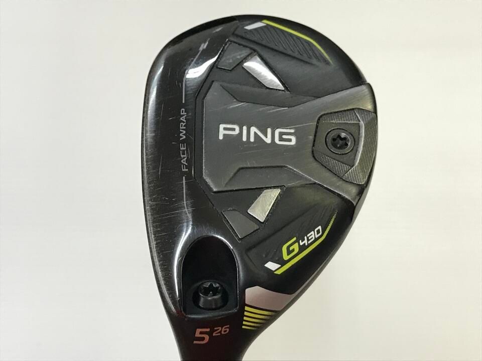 ピン　G430　26度　ALTA J CB BLACK　SRフレックス　ユーティリティ　中古【最短即日発送】
