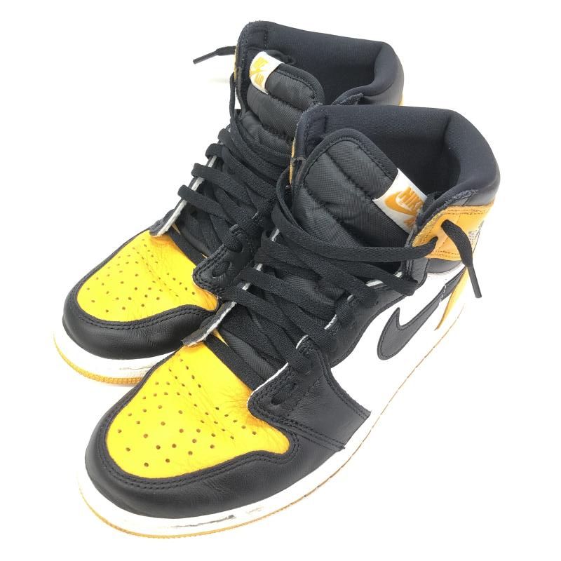 【中古】NIKE AIR JORDAN 1 Retro High OG Taxi 27cm 555088-711 ナイキ エアジョーダン[66]