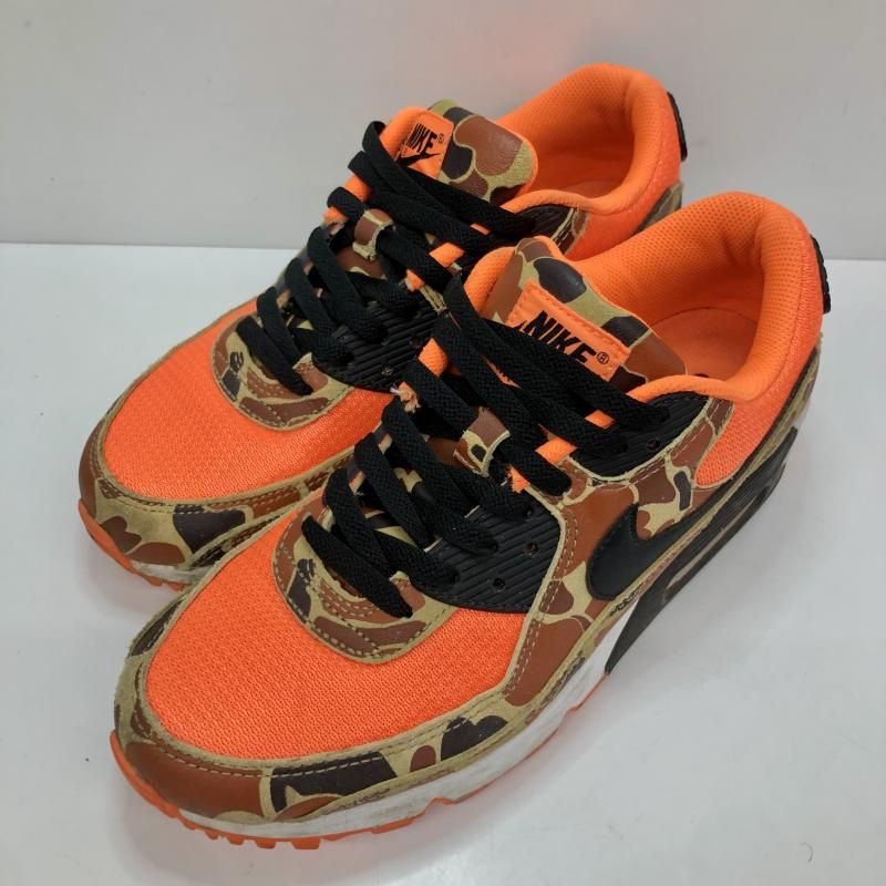 【中古】NIKE AIR MAX 90 CW4039-800 Orange Camo オレンジ カモ 26.5cm ナイキ エアマックス[66]