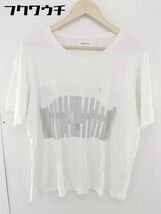 ◇ Sieste Peau シエスタポー プリント 半袖 Tシャツ カットソー ホワイト メンズ 【1106230000175】 8,541円