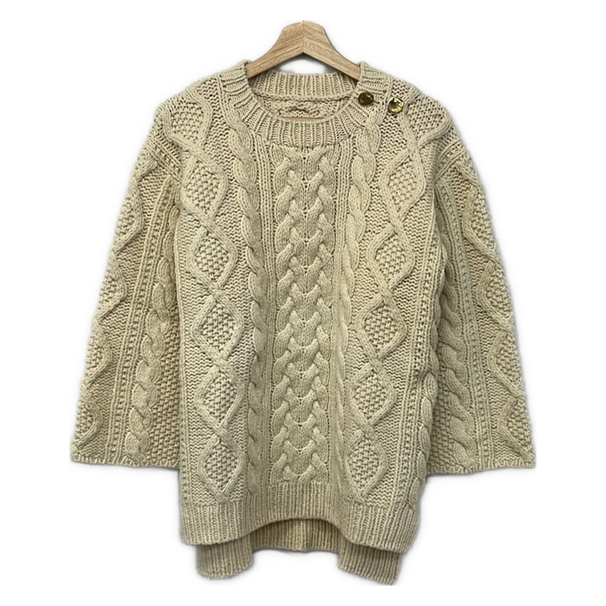 Grace Class(グレースクラス) 長袖セーター サイズ36 S レディース美品 - ベージュ