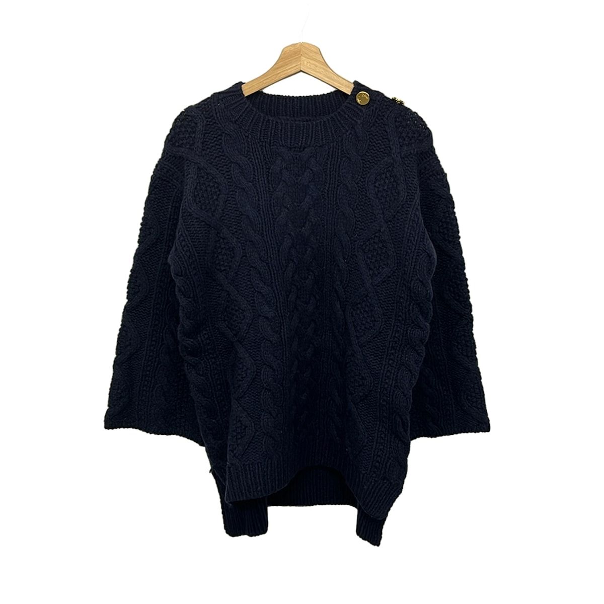 Grace Class(グレースクラス) 長袖セーター サイズ36 S レディース美品 - ダークネイビー