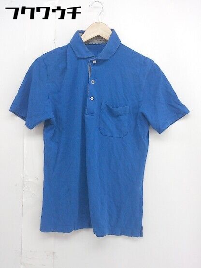 ◇ green label relaxing グリーンレーベル UNITED ARROWS 半袖 ポロシャツ サイズL ブルー メンズ 【中古】 【1106170007104】