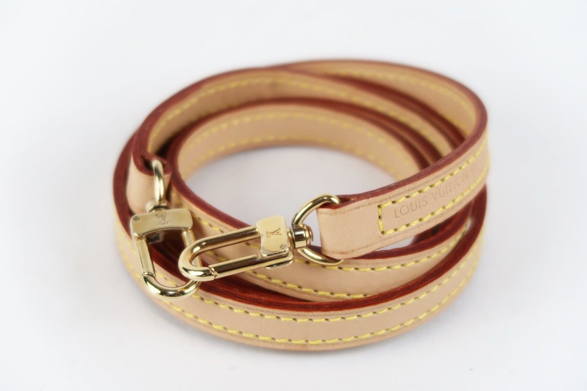 【新品同様・未使用】LOUIS VUITTON ヴィトン エヴァ スポンティーニ対応 ショルダーストラップのみ バッグ レザー 付属品【QG74】