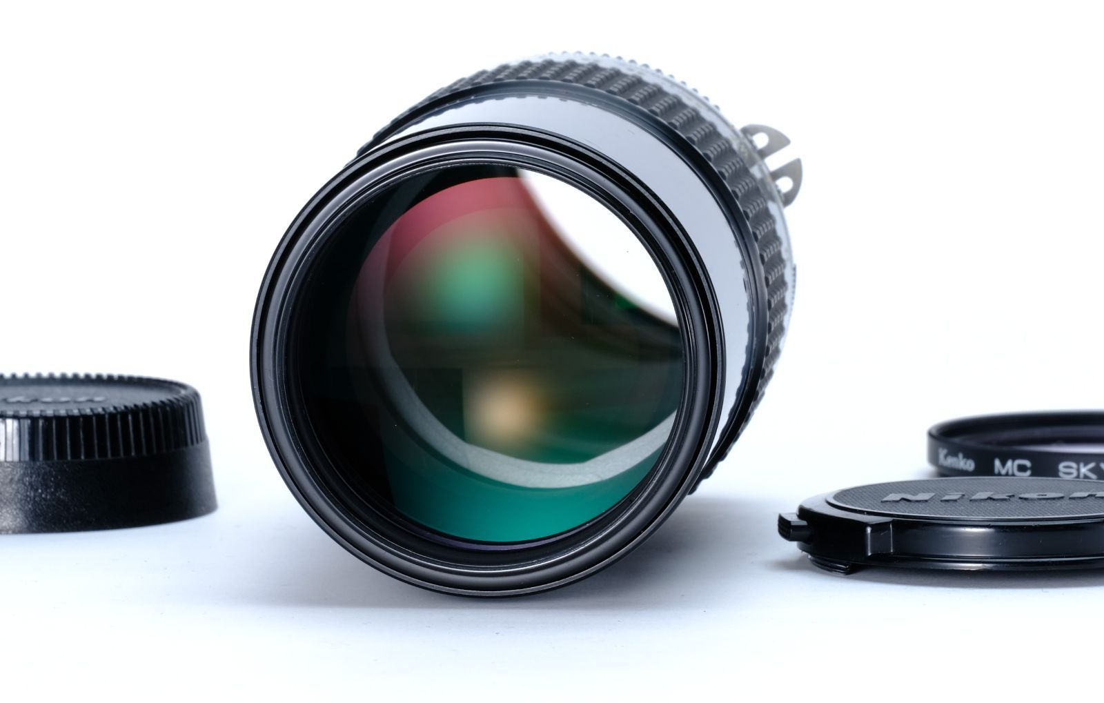 Nikon ニコン Ai-S NIKKOR 200mm F4 + 純正フロント & リアキャップ付 #175c