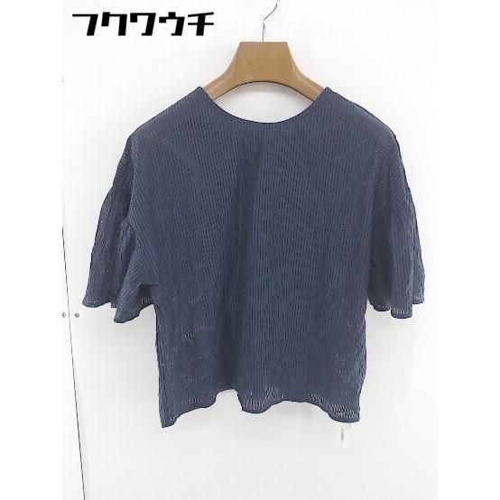 ◇ ◎ KBF ケービーエフ URBAN RESEARCH 半袖 ブラウス カットソー サイズONE ネイビー系 レディース 【中古】 【1107150014877】