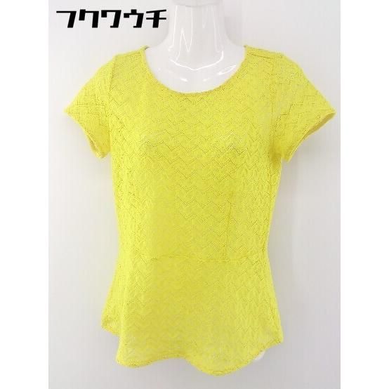 ◇ NARA CAMICIE ナラカミーチェ 半袖 ブラウス カットソー サイズI イエロー レディース 【中古】 【1107130002535】