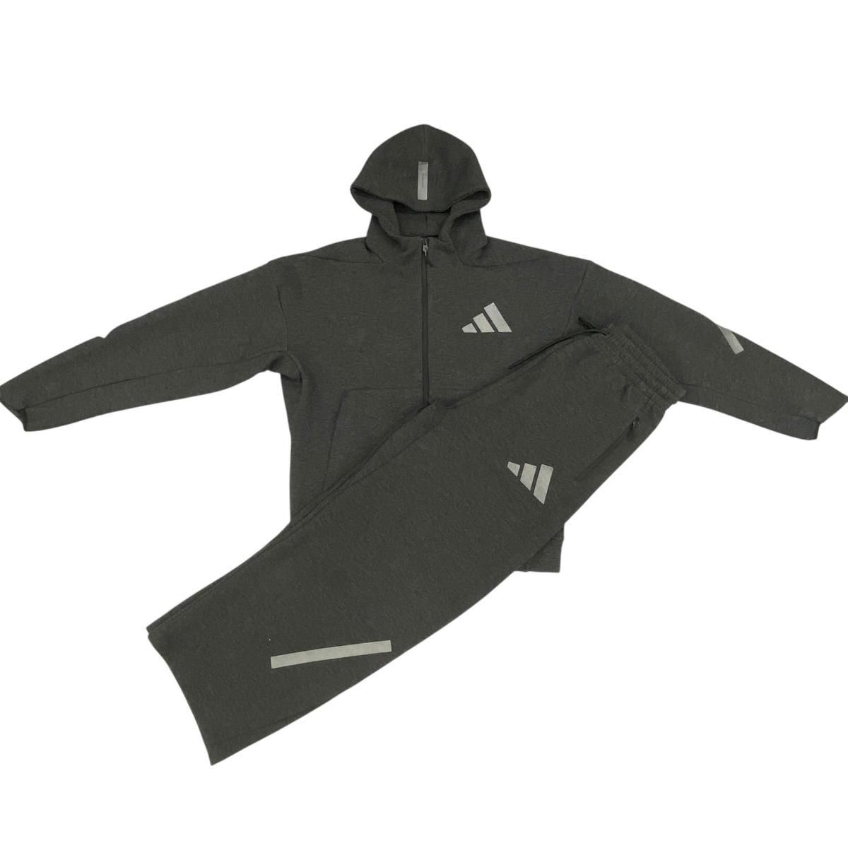 ☆アディダス Z.N.E.プレミアム フルジップ パーカー Z.N.E.プレミアムパンツ セットアップ ブラック adidas