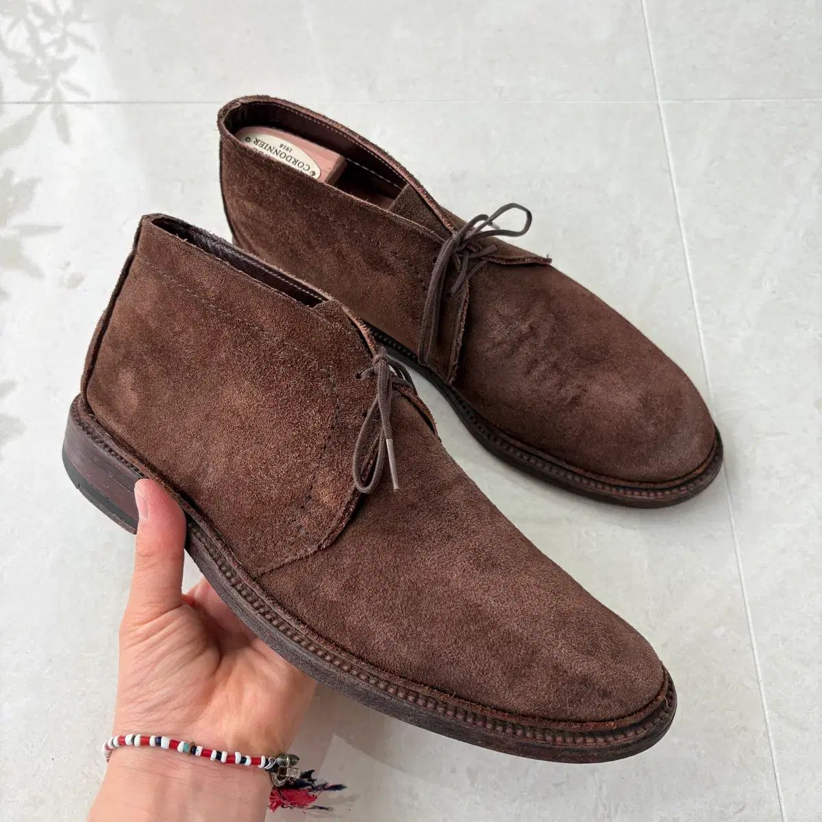 7C オールデン ALDEN 1492 チャッカブーツ ダークブラウン スウェード