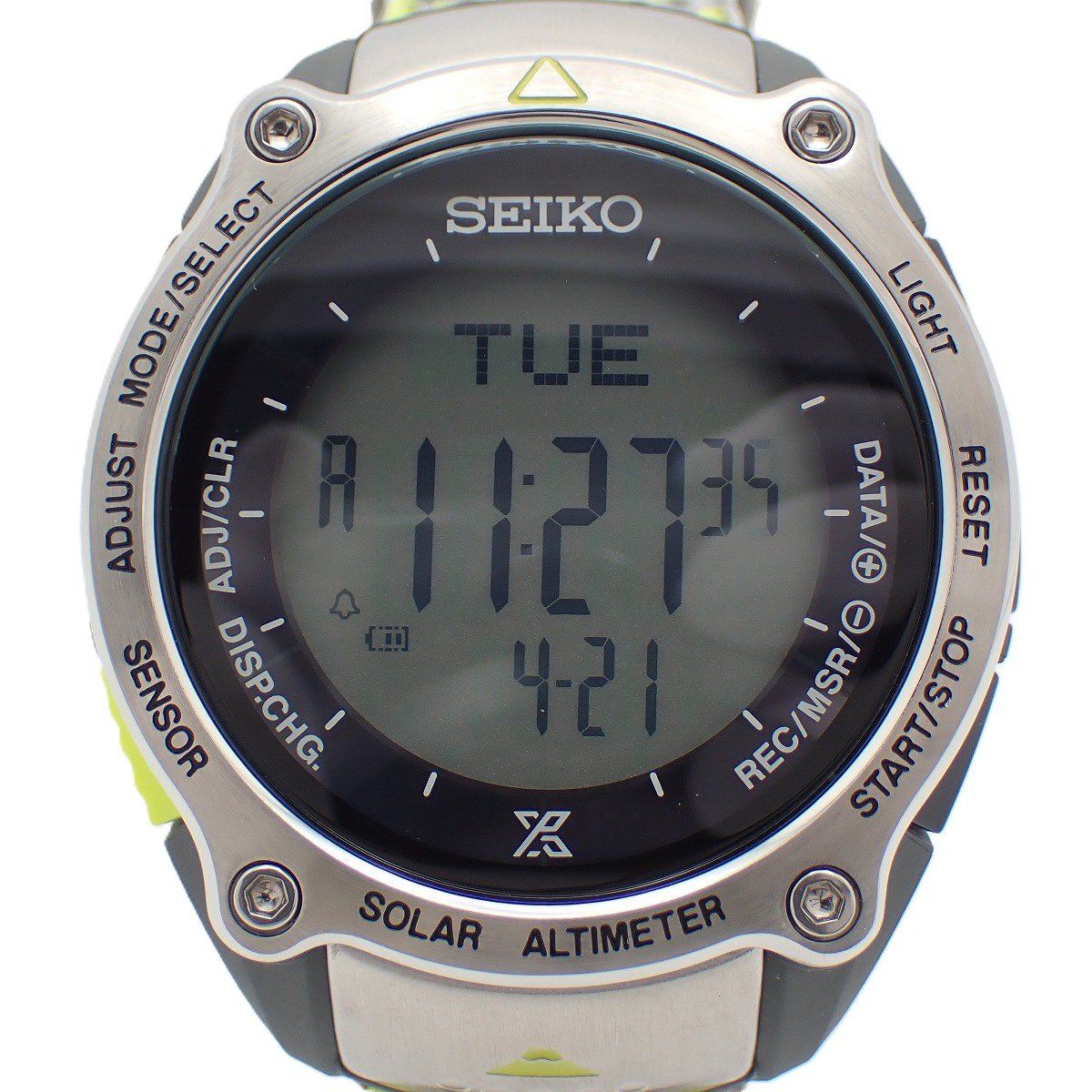 【美品】SEIKO セイコー プロスペックス アルピニスト 富士山世界文化遺産記念限定 ソーラー 腕時計 SBEB035 / S822-00B0【いおき質店】