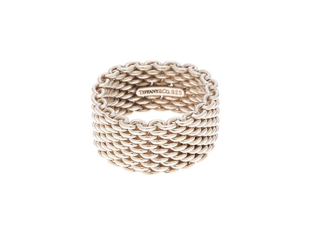 TIFFANY&Co. ティファニー ジュエリー サマセット リング 貴金属･宝石 指輪 シルバー 925 14号 8.4g【中古】【473】