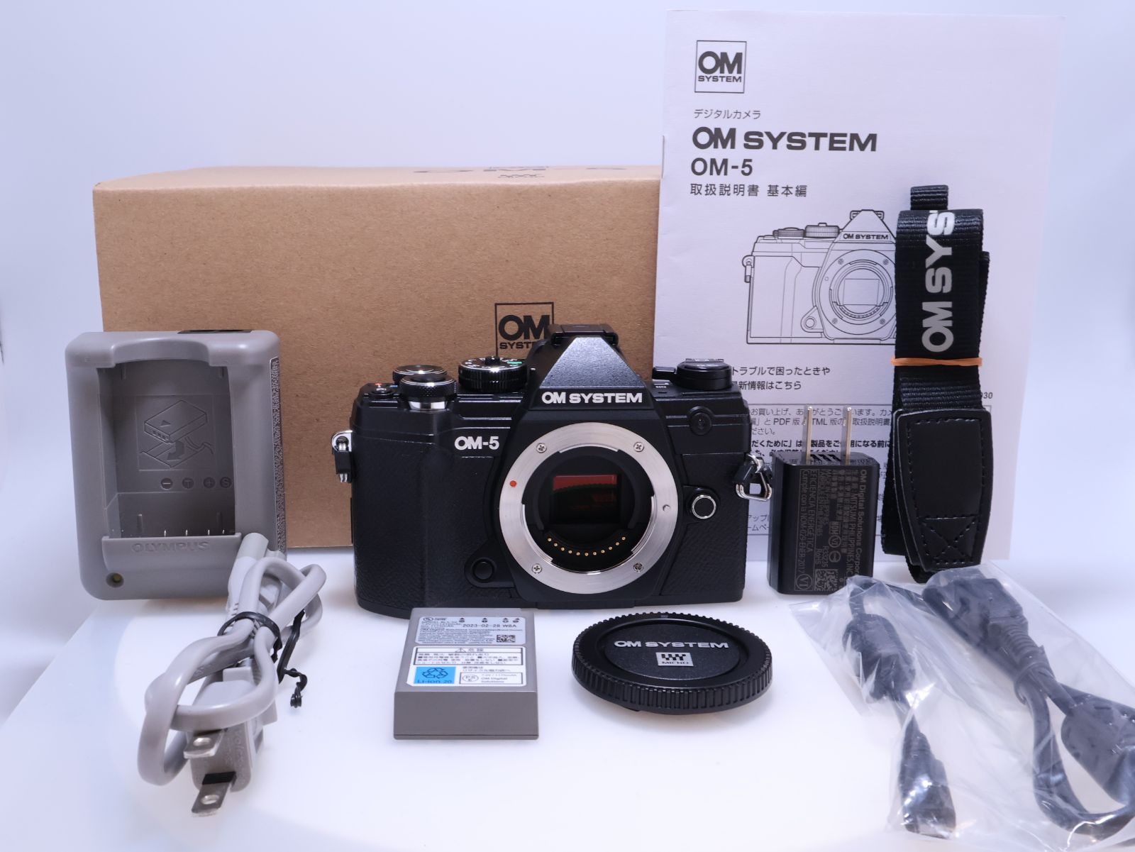 【6,087回 極美品】OM SYSTEM OM-5 ボディー ブラック