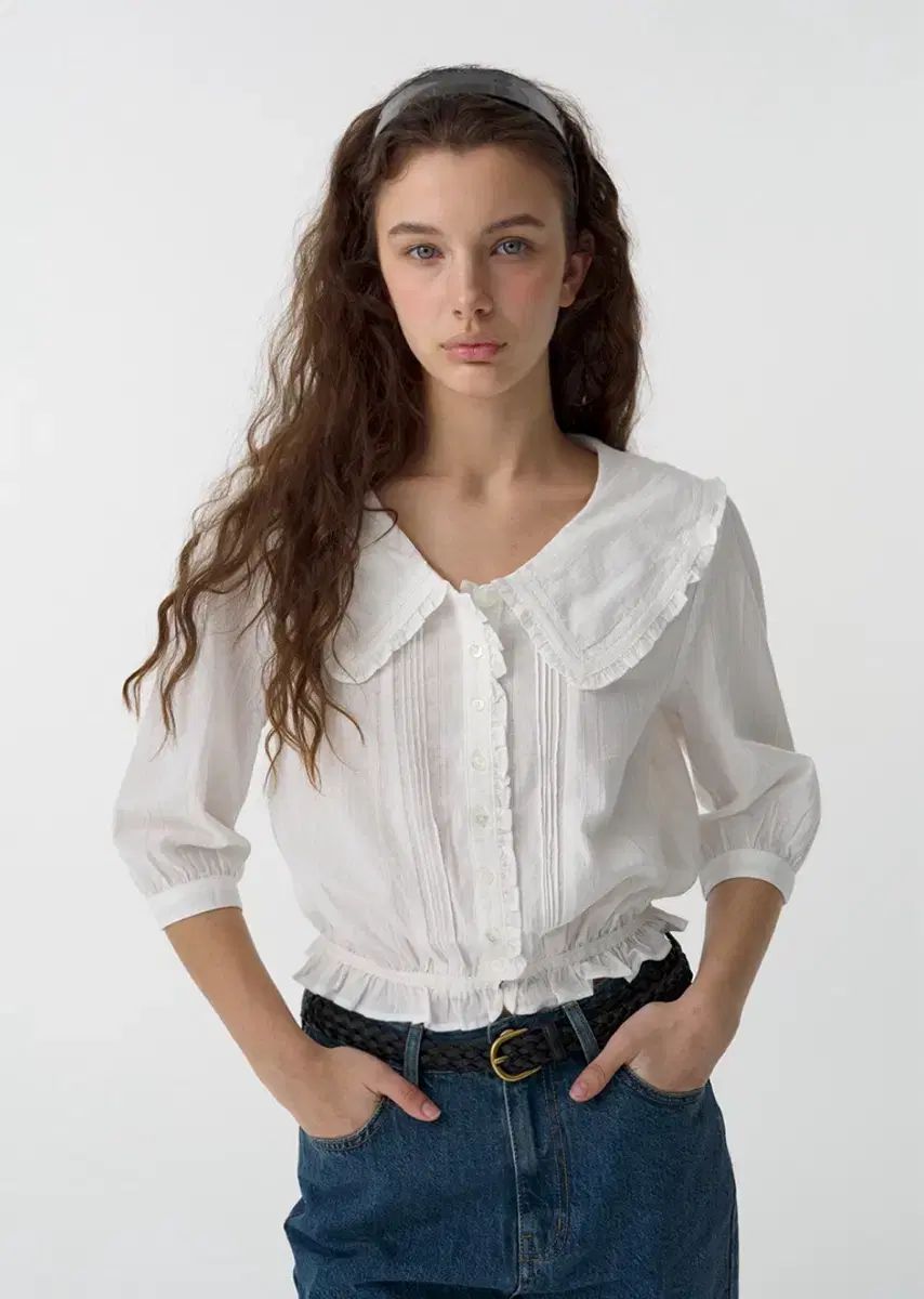 ザ・バーネット Cottage Ruffle Blouse