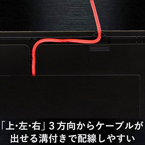 エレコム ゲーミングキーボード 【DUX】 全キーカスタマイズ ハードウェアマクロ対応 TK-DUX30BK ブラックkk 5a1690d4