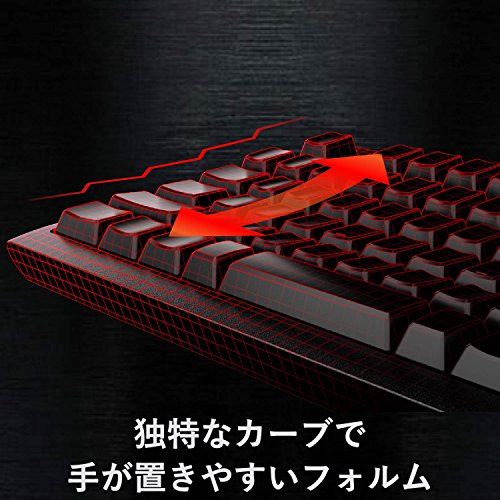 エレコム ゲーミングキーボード 【DUX】 全キーカスタマイズ ハードウェアマクロ対応 TK-DUX30BK ブラックkk 5a1690d4